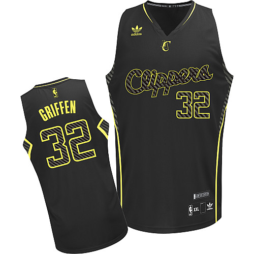  NBA Los Angeles Clippers 32 Blake Griffin Electricity Fashion Swingman Black Jersey